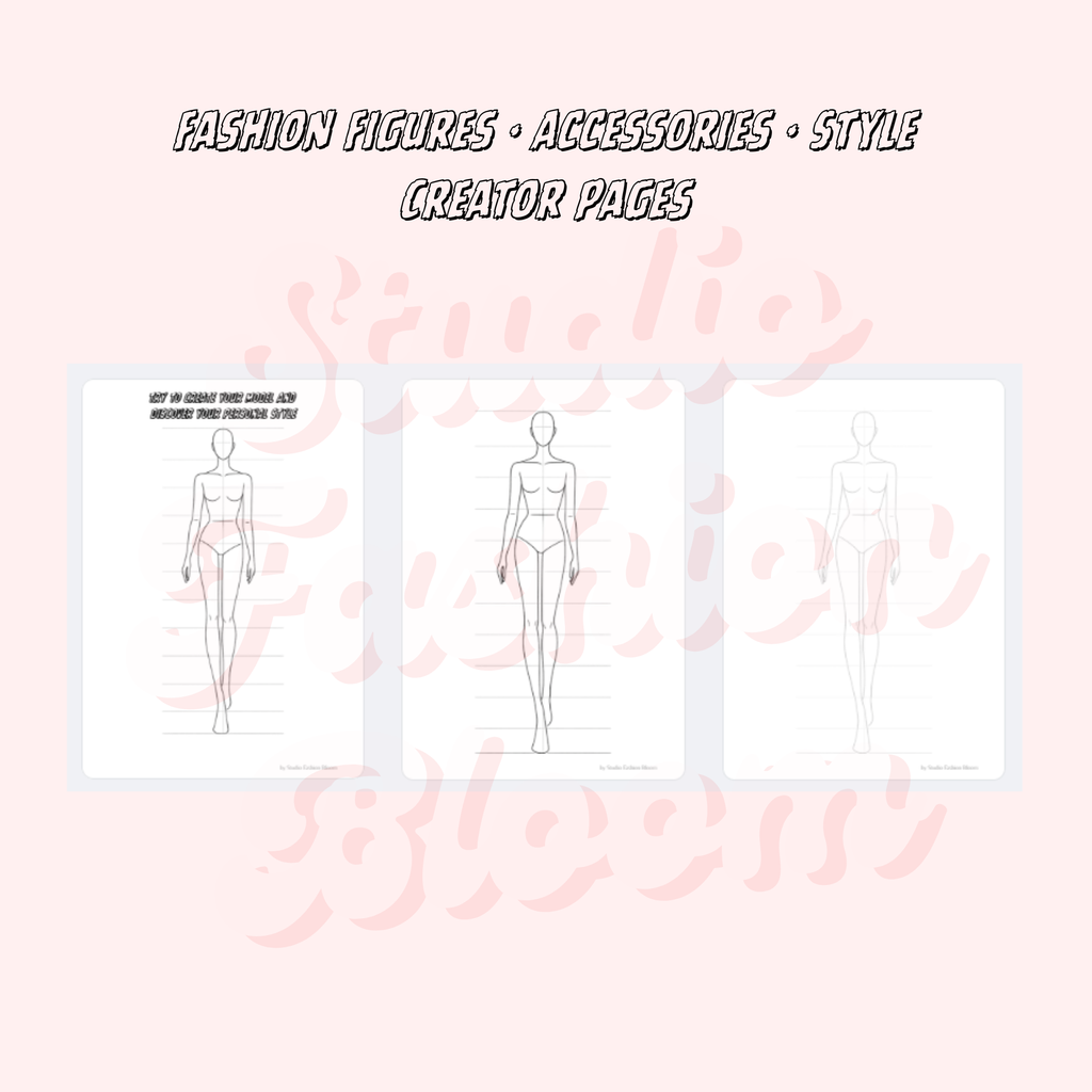 Be an Iconic Girl – Fashion Coloring Book | Printable Art Pages