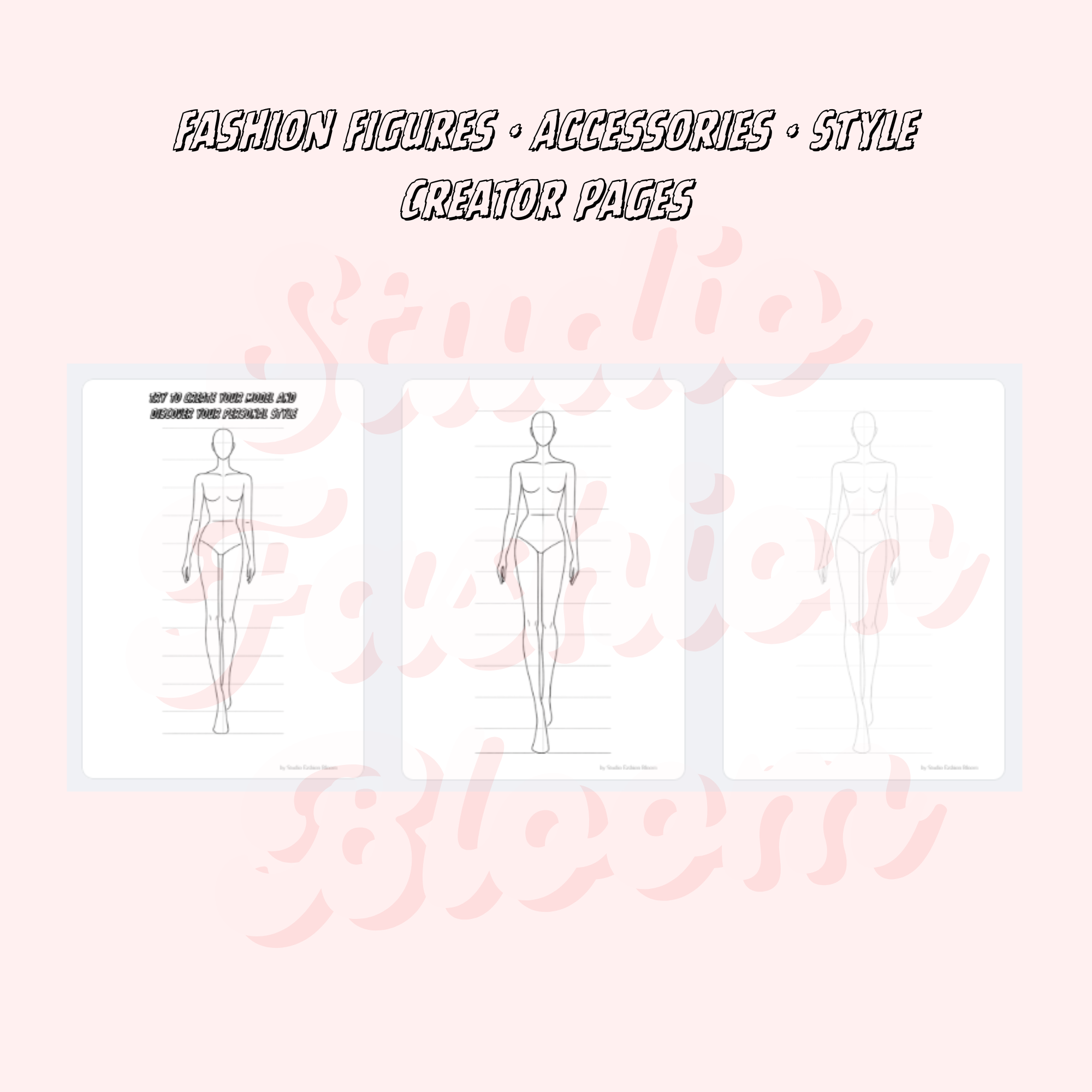 Be an Iconic Girl – Fashion Coloring Book | Printable Art Pages