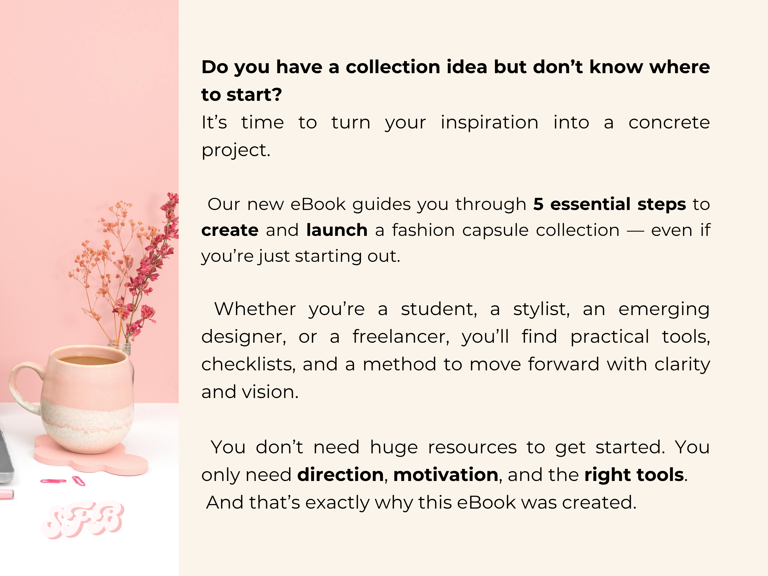 5 Step per lanciare la tua Capsule Moda | Guida PDF (File in Inglese)