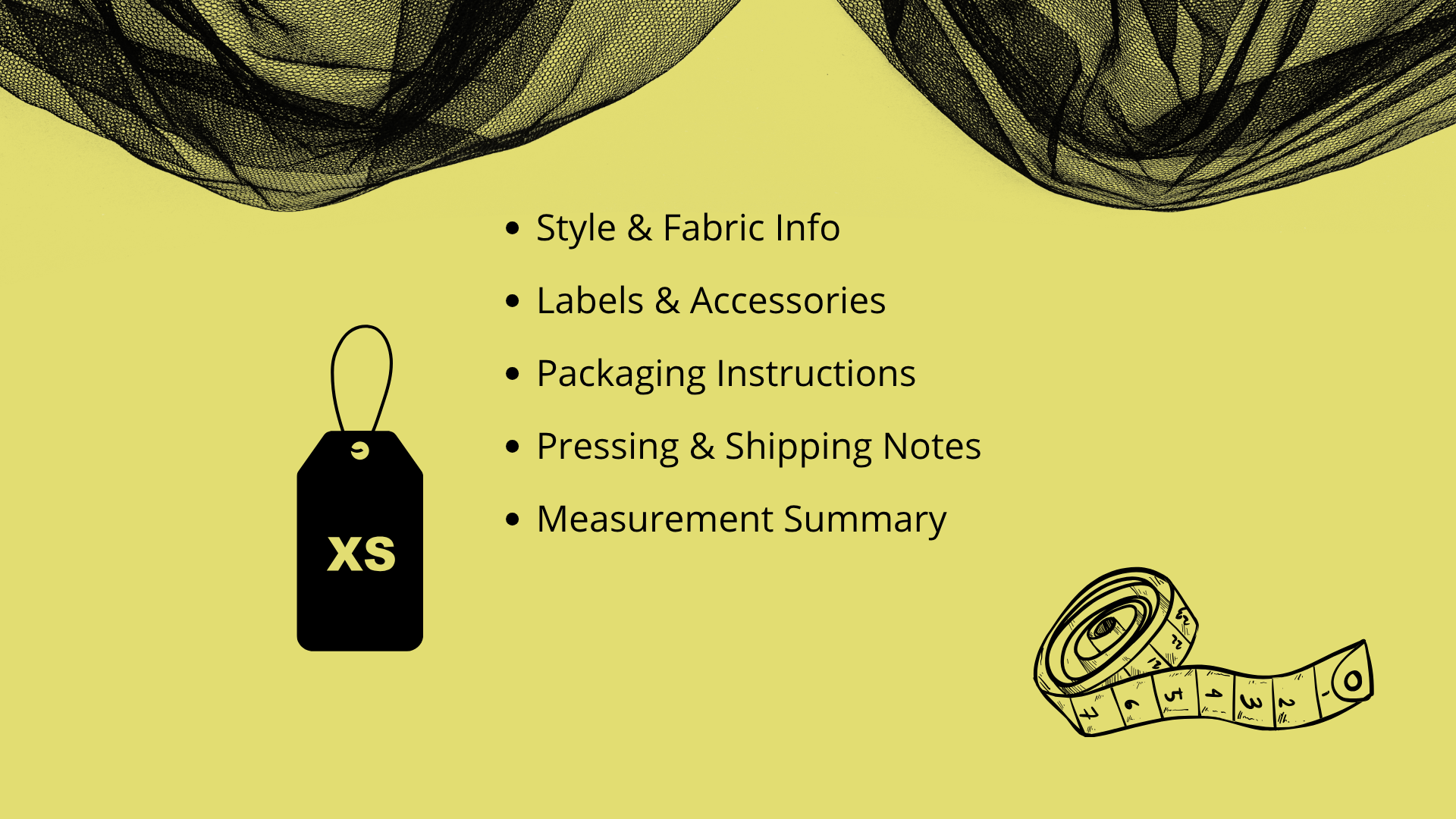 Foglio di lavoro per la produzione | Fashion Production Worksheet