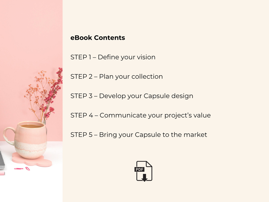5 Step per lanciare la tua Capsule Moda | Guida PDF (File in Inglese)