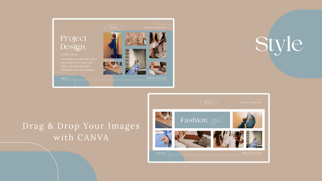 Template Presentazione Collezione Moda | Fashion Collection Presentation (PDF + Canva Editable)