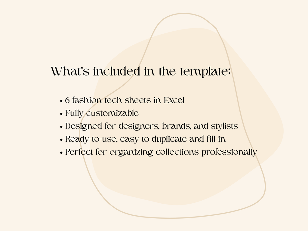 Modello Excel per scheda tecnica | Technical Sheet Template Excel