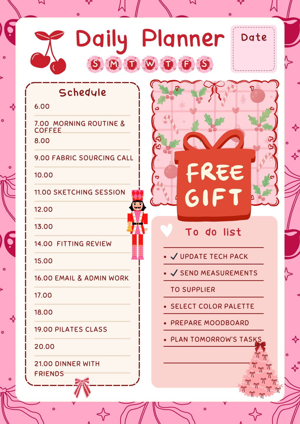 Cute Daily Planner | PDF