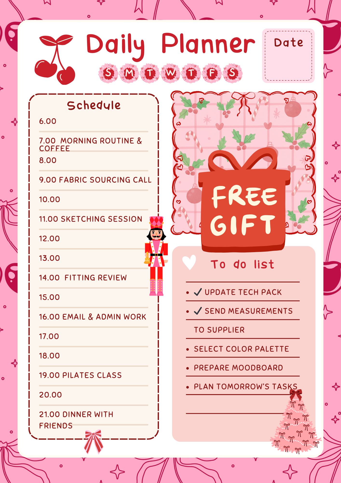 Cute Daily Planner | PDF