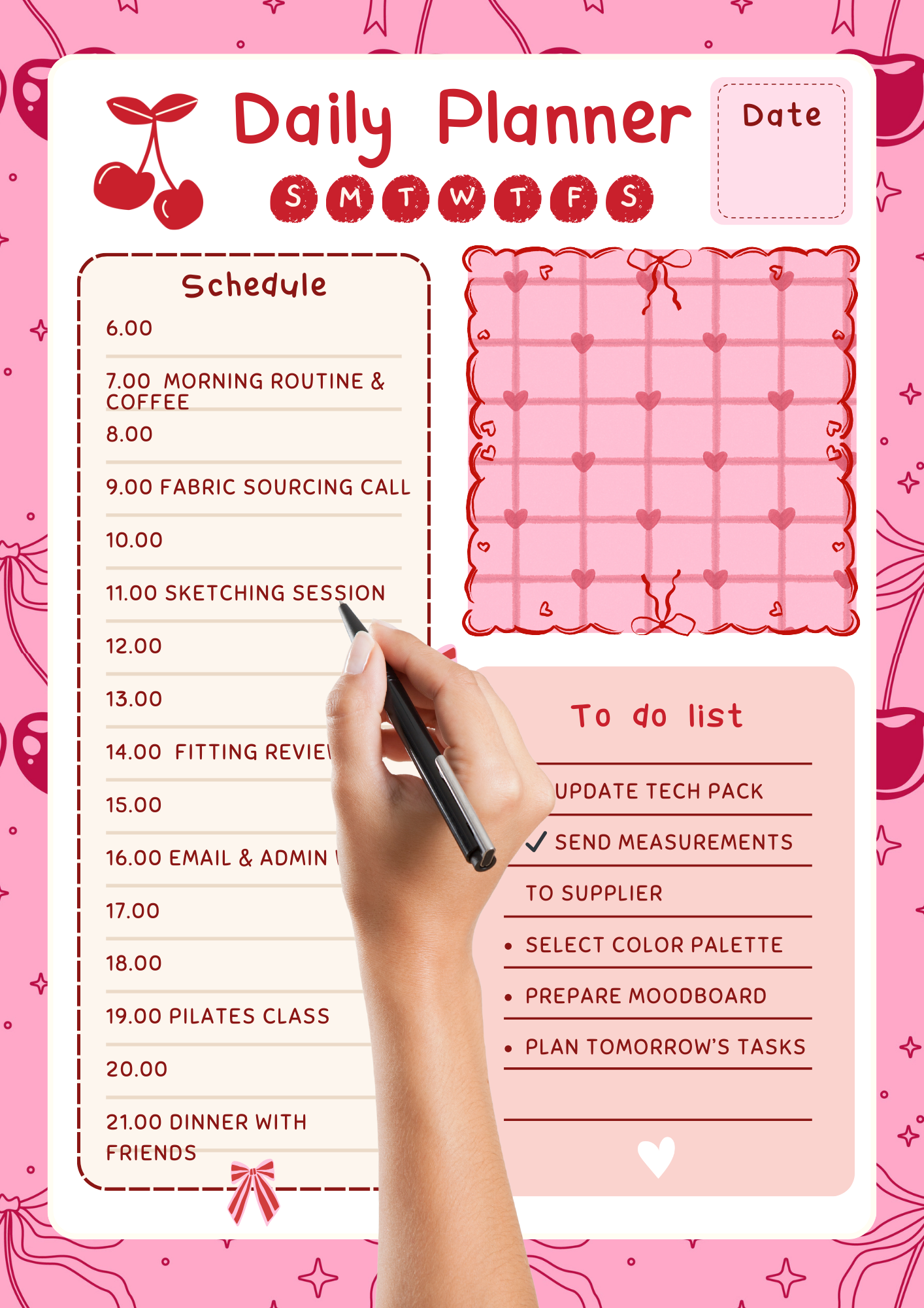 Cute Daily Planner | PDF
